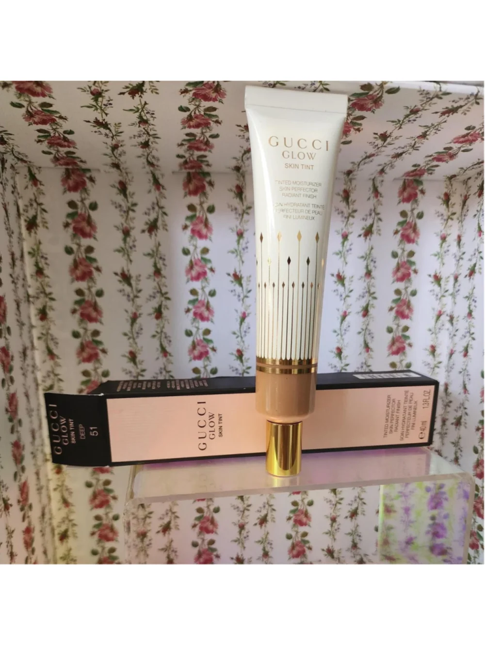 Gucci Glow Skin Tint in shade 51 Deep #glow #luxury